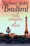 Trois semaines  Paris