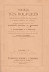 Sofège des solfèges - Volume 1a Sofège des solfèges - Volume 1a