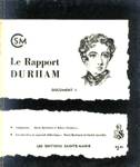 Le Rapport Durham - Document I